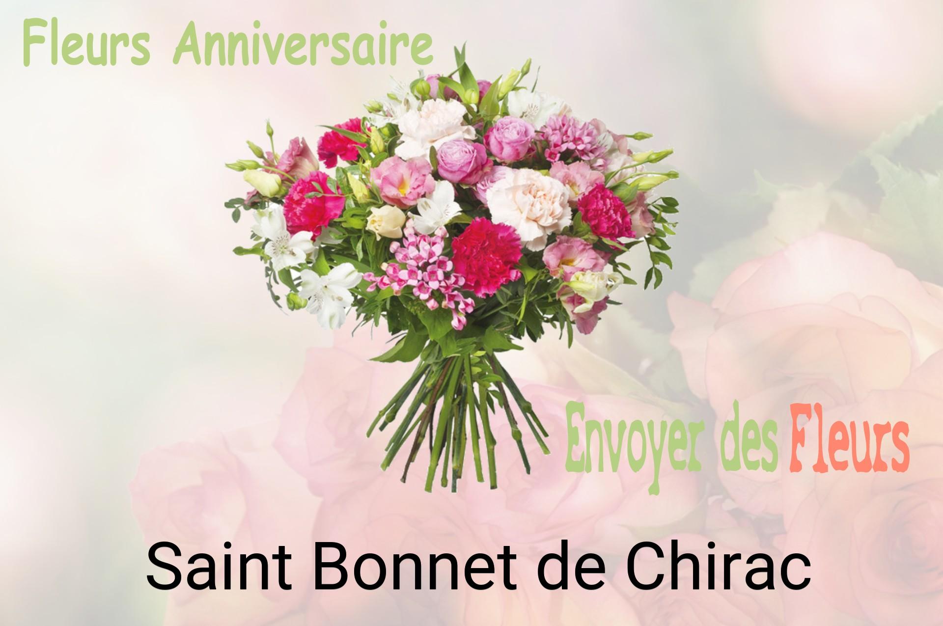 Bouquet de fleurs d’anniversaire livré à Saint-Bonnet-de-Chirac