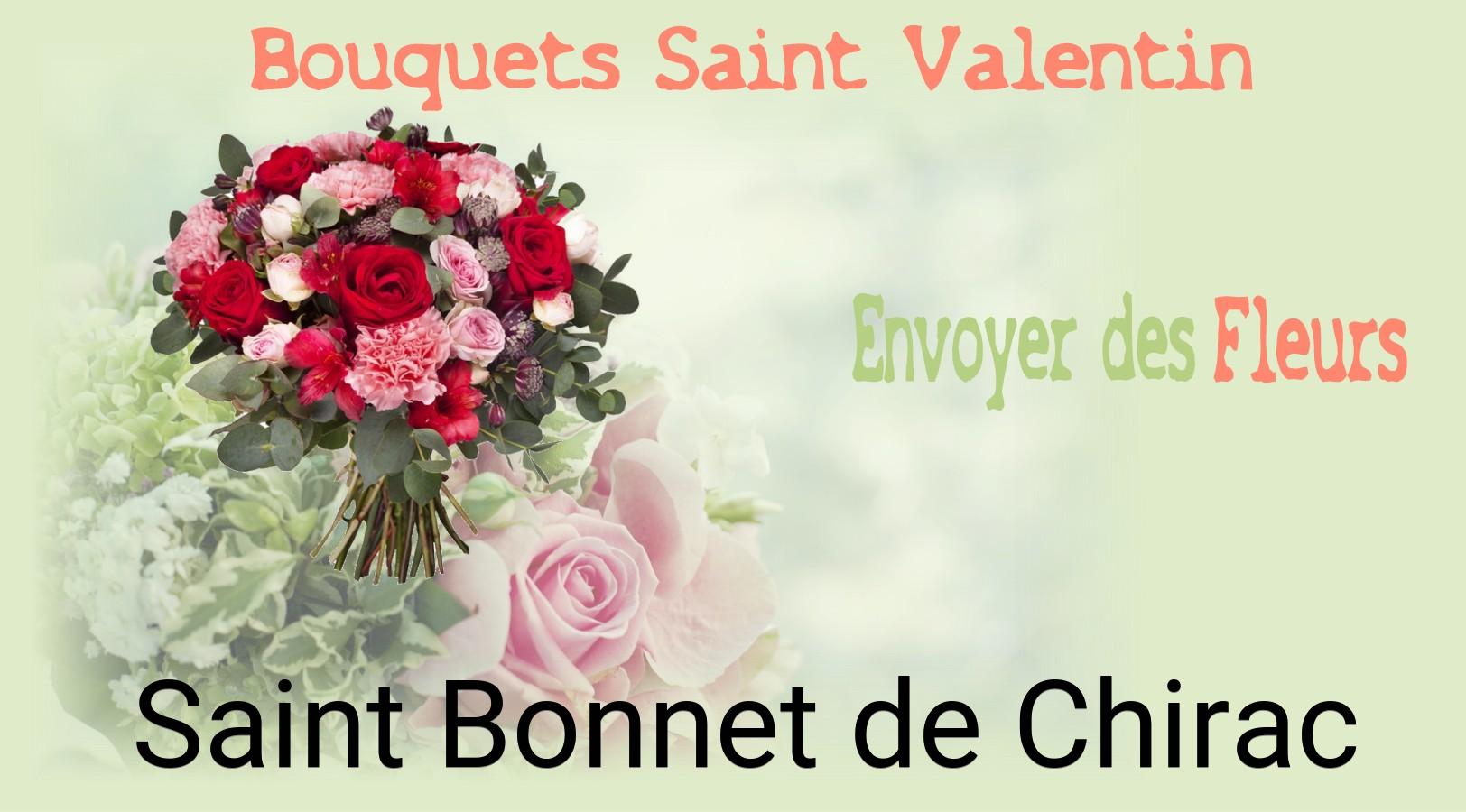 Roses de Saint-Valentin livrées à Saint-Bonnet-de-Chirac